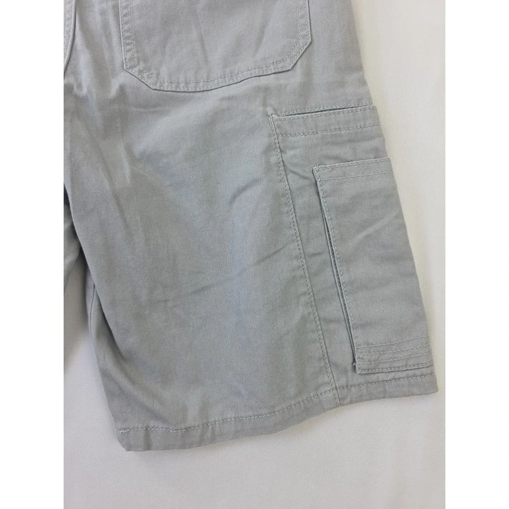 Wrangler Cargo Shorts Boys 16 Regular Gray Five Star Classic Straight - NEW